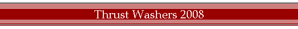 Thrust Washers 2008